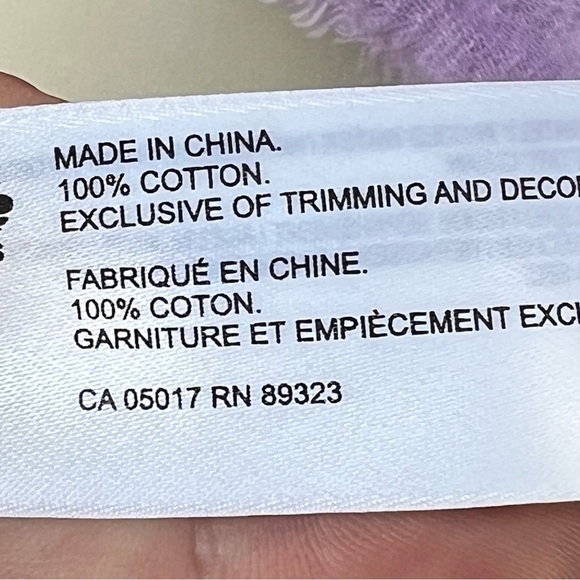 Roots Lavender Gauze 100% Cotton Wrap Scarf 193cmX91cm Throw Lightweight - Picture 8 of 9